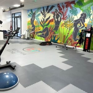 Floor in the gym - Tile Light