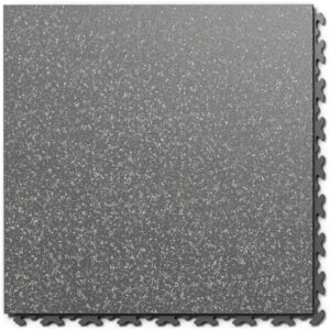 Płytka PVC Invisible Graphite Granit Paint z ukrytymi zamkami idealnie sprawdzi się w biurach, sklepach, salach ćwiczeń, targach, eventach, garażach.