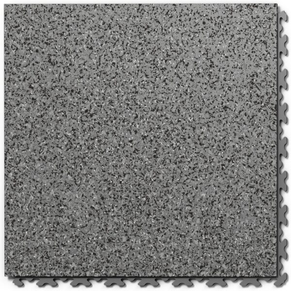 Płytka PVC Invisible Grey Granit Paint z ukrytymi zamkami idealnie sprawdzi się w biurach, sklepach, salach ćwiczeń, targach, eventach, garażach.