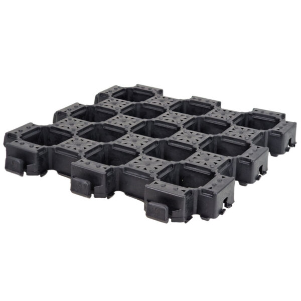 Geokrata kratka modułowa mocna trawnikowa parkingowa 30x30x3,5