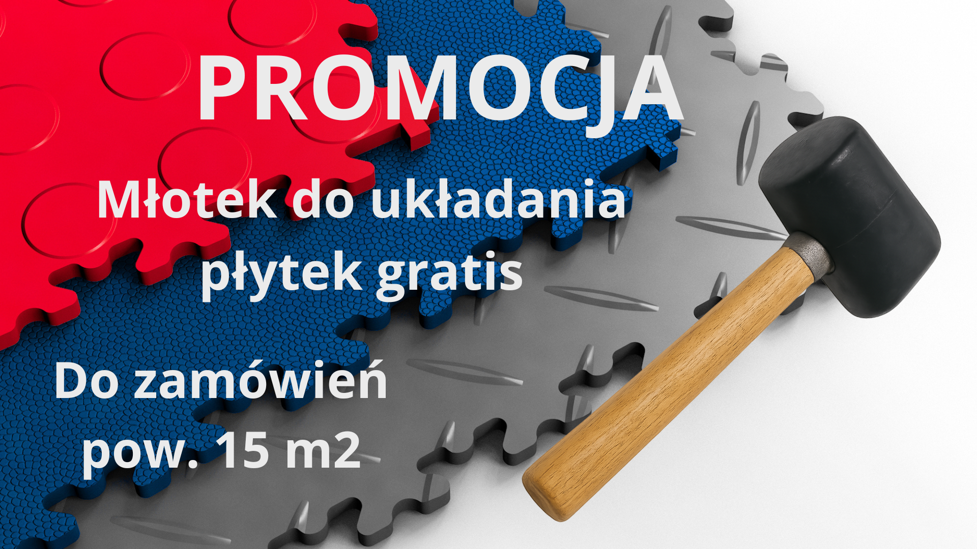 Promocja młotek gumowy gratis