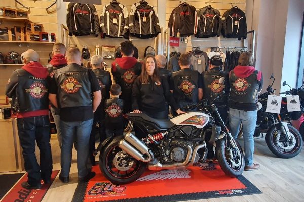 Service mat - Indian Motorcycle for Great Orchestra of Christmas Charity